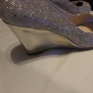 Sparkling Silver Metallic Pelle Shoes